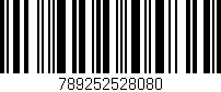 Código de barras (EAN, GTIN, SKU, ISBN): '789252528080'