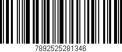 Código de barras (EAN, GTIN, SKU, ISBN): '7892525281346'