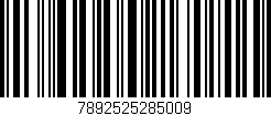 Código de barras (EAN, GTIN, SKU, ISBN): '7892525285009'