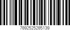 Código de barras (EAN, GTIN, SKU, ISBN): '7892525285139'