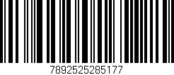 Código de barras (EAN, GTIN, SKU, ISBN): '7892525285177'