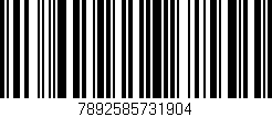 Código de barras (EAN, GTIN, SKU, ISBN): '7892585731904'