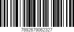 Código de barras (EAN, GTIN, SKU, ISBN): '7892679062327'