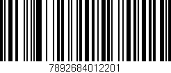 Código de barras (EAN, GTIN, SKU, ISBN): '7892684012201'