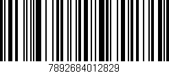 Código de barras (EAN, GTIN, SKU, ISBN): '7892684012829'