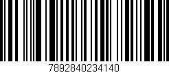 Código de barras (EAN, GTIN, SKU, ISBN): '7892840234140'