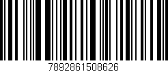 Código de barras (EAN, GTIN, SKU, ISBN): '7892861508626'
