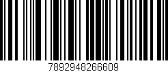 Código de barras (EAN, GTIN, SKU, ISBN): '7892948266609'