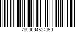 Código de barras (EAN, GTIN, SKU, ISBN): '7893034534350'