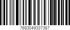 Código de barras (EAN, GTIN, SKU, ISBN): '7893049337397'