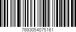 Código de barras (EAN, GTIN, SKU, ISBN): '7893054075161'