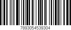 Código de barras (EAN, GTIN, SKU, ISBN): '7893054539304'