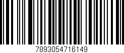 Código de barras (EAN, GTIN, SKU, ISBN): '7893054716149'