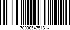 Código de barras (EAN, GTIN, SKU, ISBN): '7893054751614'