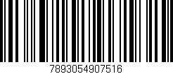 Código de barras (EAN, GTIN, SKU, ISBN): '7893054907516'