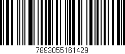 Código de barras (EAN, GTIN, SKU, ISBN): '7893055161429'
