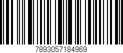 Código de barras (EAN, GTIN, SKU, ISBN): '7893057184969'