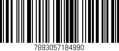 Código de barras (EAN, GTIN, SKU, ISBN): '7893057184990'