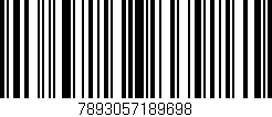 Código de barras (EAN, GTIN, SKU, ISBN): '7893057189698'