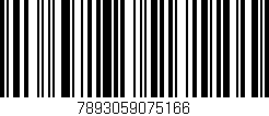 Código de barras (EAN, GTIN, SKU, ISBN): '7893059075166'