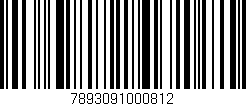 Código de barras (EAN, GTIN, SKU, ISBN): '7893091000812'