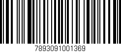 Código de barras (EAN, GTIN, SKU, ISBN): '7893091001369'