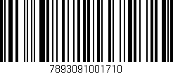 Código de barras (EAN, GTIN, SKU, ISBN): '7893091001710'