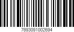 Código de barras (EAN, GTIN, SKU, ISBN): '7893091002694'