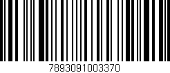 Código de barras (EAN, GTIN, SKU, ISBN): '7893091003370'