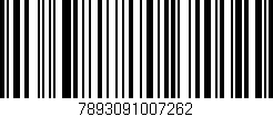 Código de barras (EAN, GTIN, SKU, ISBN): '7893091007262'