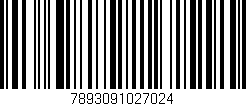 Código de barras (EAN, GTIN, SKU, ISBN): '7893091027024'