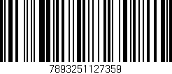Código de barras (EAN, GTIN, SKU, ISBN): '7893251127359'