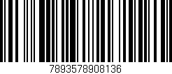 Código de barras (EAN, GTIN, SKU, ISBN): '7893578908136'