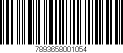 Código de barras (EAN, GTIN, SKU, ISBN): '7893658001054'
