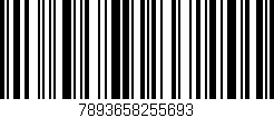 Código de barras (EAN, GTIN, SKU, ISBN): '7893658255693'