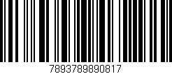 Código de barras (EAN, GTIN, SKU, ISBN): '7893789890817'