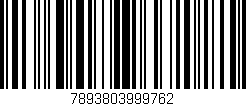 Código de barras (EAN, GTIN, SKU, ISBN): '7893803999762'