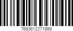 Código de barras (EAN, GTIN, SKU, ISBN): '7893812271989'