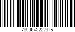 Código de barras (EAN, GTIN, SKU, ISBN): '7893843222875'
