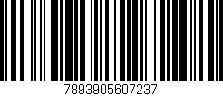 Código de barras (EAN, GTIN, SKU, ISBN): '7893905607237'