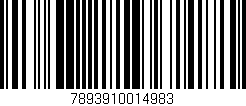 Código de barras (EAN, GTIN, SKU, ISBN): '7893910014983'