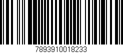 Código de barras (EAN, GTIN, SKU, ISBN): '7893910018233'