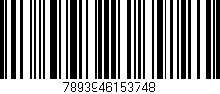 Código de barras (EAN, GTIN, SKU, ISBN): '7893946153748'