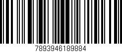 Código de barras (EAN, GTIN, SKU, ISBN): '7893946189884'