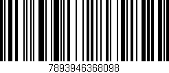Código de barras (EAN, GTIN, SKU, ISBN): '7893946368098'