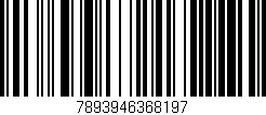 Código de barras (EAN, GTIN, SKU, ISBN): '7893946368197'
