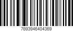 Código de barras (EAN, GTIN, SKU, ISBN): '7893946404369'