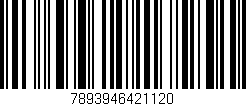 Código de barras (EAN, GTIN, SKU, ISBN): '7893946421120'