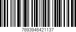 Código de barras (EAN, GTIN, SKU, ISBN): '7893946421137'