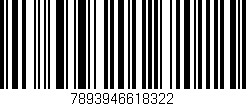 Código de barras (EAN, GTIN, SKU, ISBN): '7893946618322'